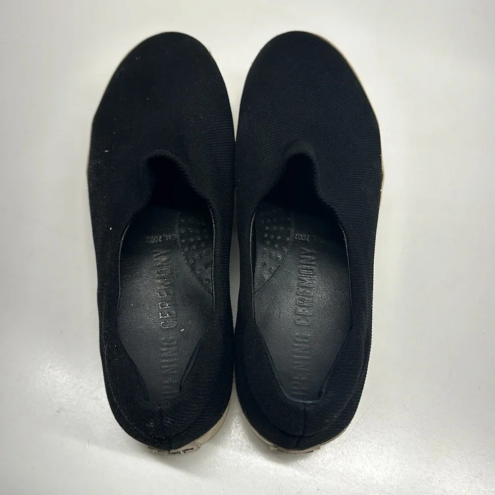 Opening Ceremony Cici Sneakers Platform Slip On Shoes Black White Size 39 US 9 - Picture 4 of 9